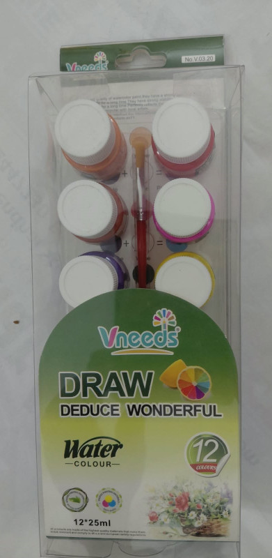 Water Color Paint 12 pcs (D5-9) - ACV.03.20
