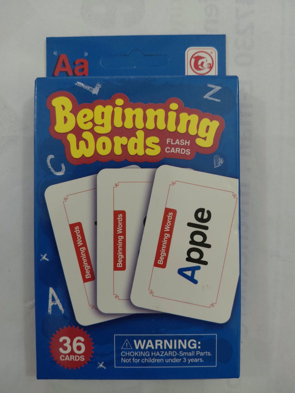 Beginning Words Flash Card - AC88707